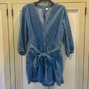 Denim Romper Gap sz 16